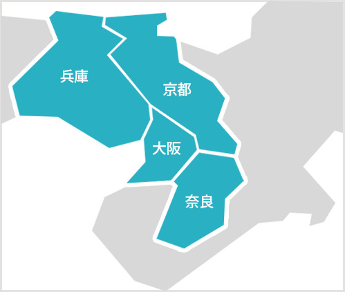 対応エリア 地図